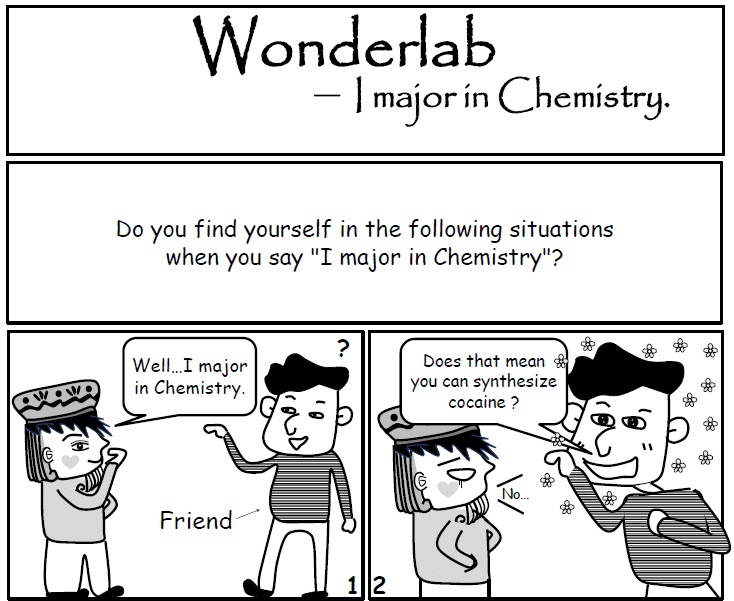 Wonderlab Comic I Major In Chemistry Chemistryviews