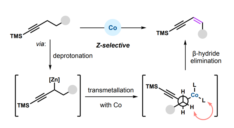 Cobalt-Catalyzed Propargylic Dehydrogenation Gives Z-Enynes ...