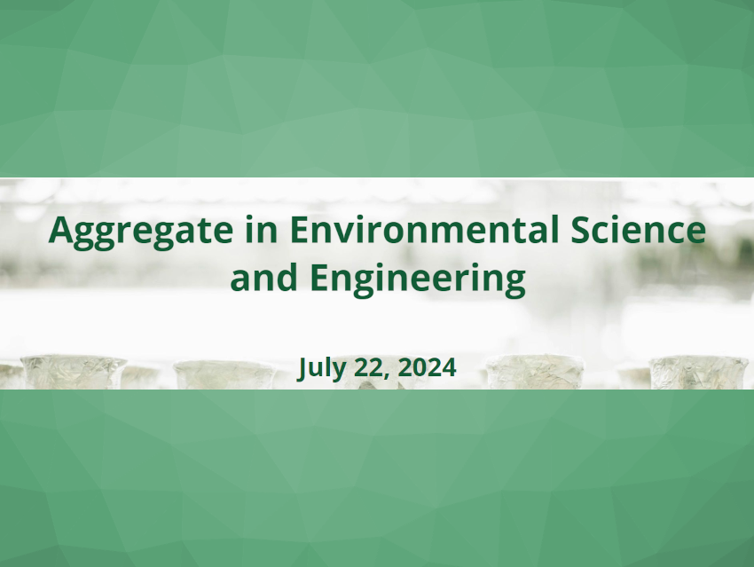 Aggregate in Environmental Science and Engineering