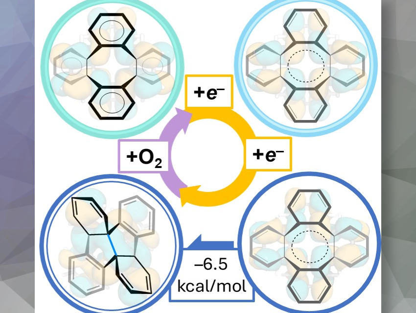 One vs. Two Electrons: Structural Surprises in Tetraphenylene