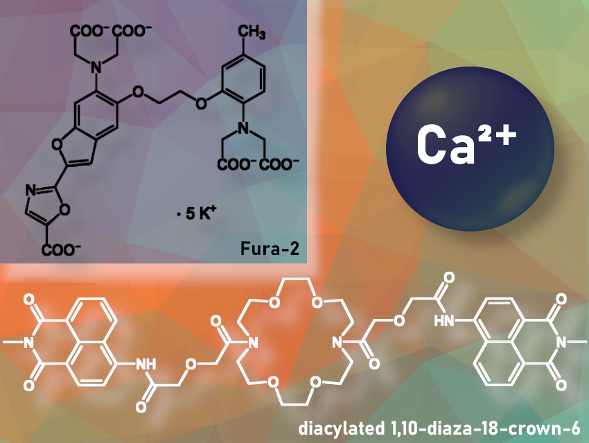 Crown Ether-Based Calcium Detection in Partially Aqueous Solutions