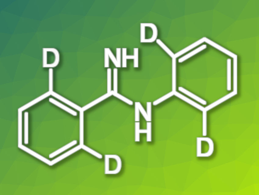 Manganese-Catalyzed ortho-Deuteration of Aromatic Amidines