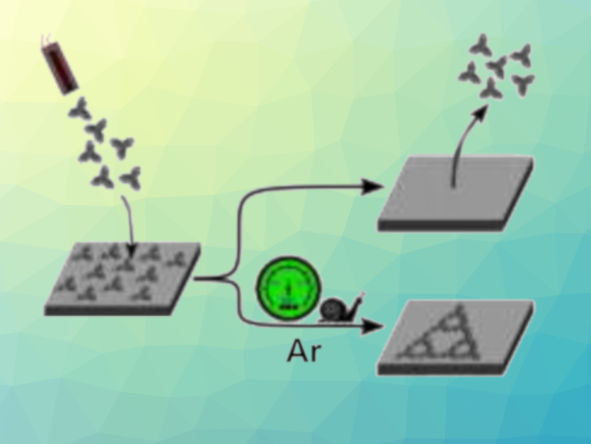 Argon Atmosphere Allows On-Surface Synthesis of Extended Nanostructures