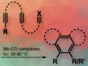 Mn(I)-Catalyzed Cyclotrimerization of Triynes